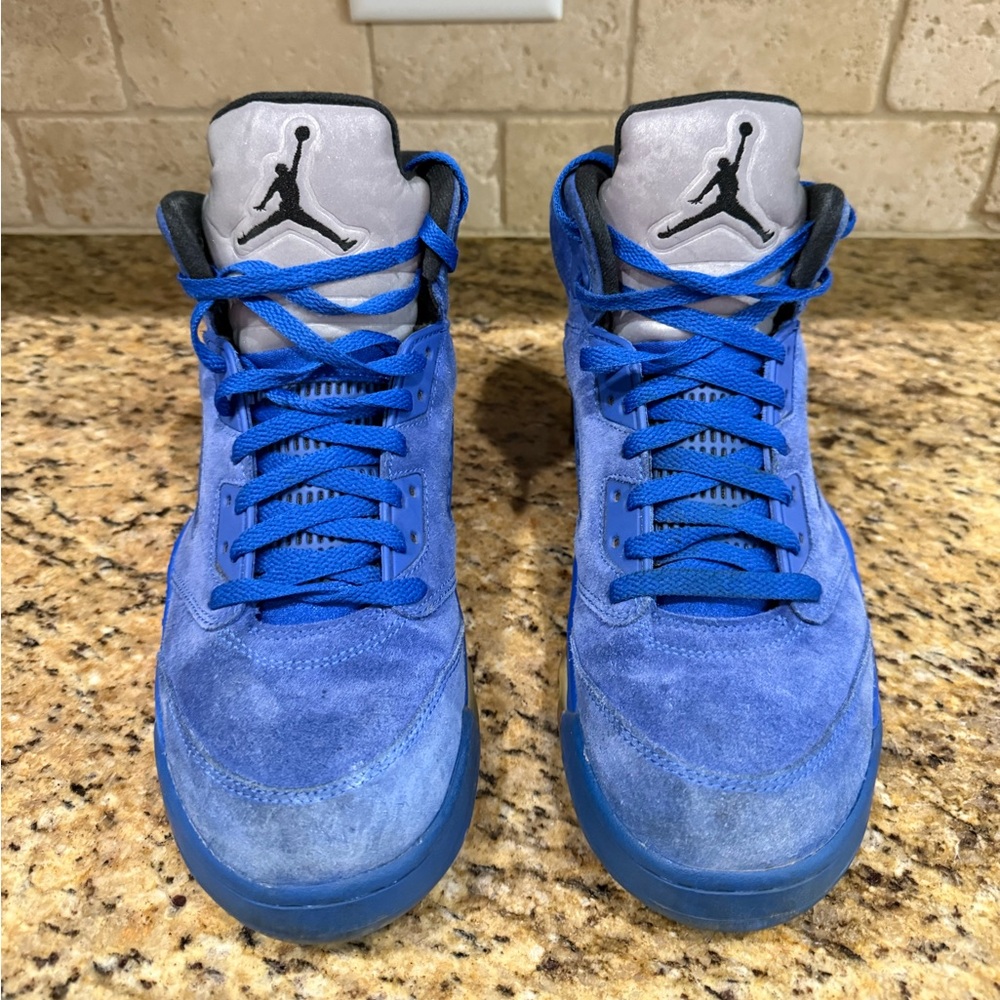 Jordan Men's Sneakers in Blue and Gray
